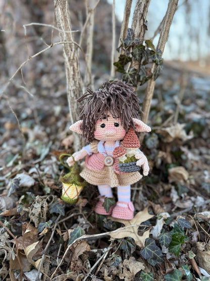 Forest Elf Girl Crochet Pattern