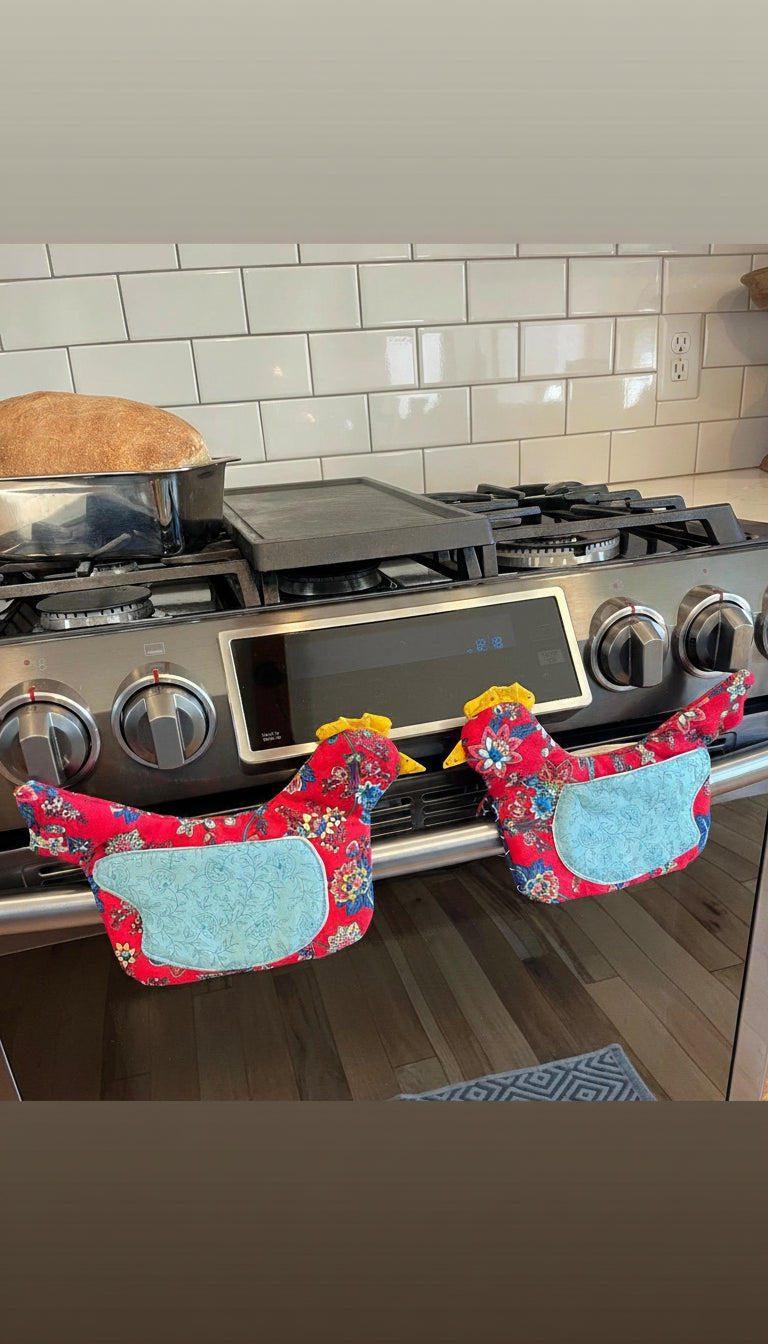 Henrietta Chicken Oven Mitt Sewing Pattern