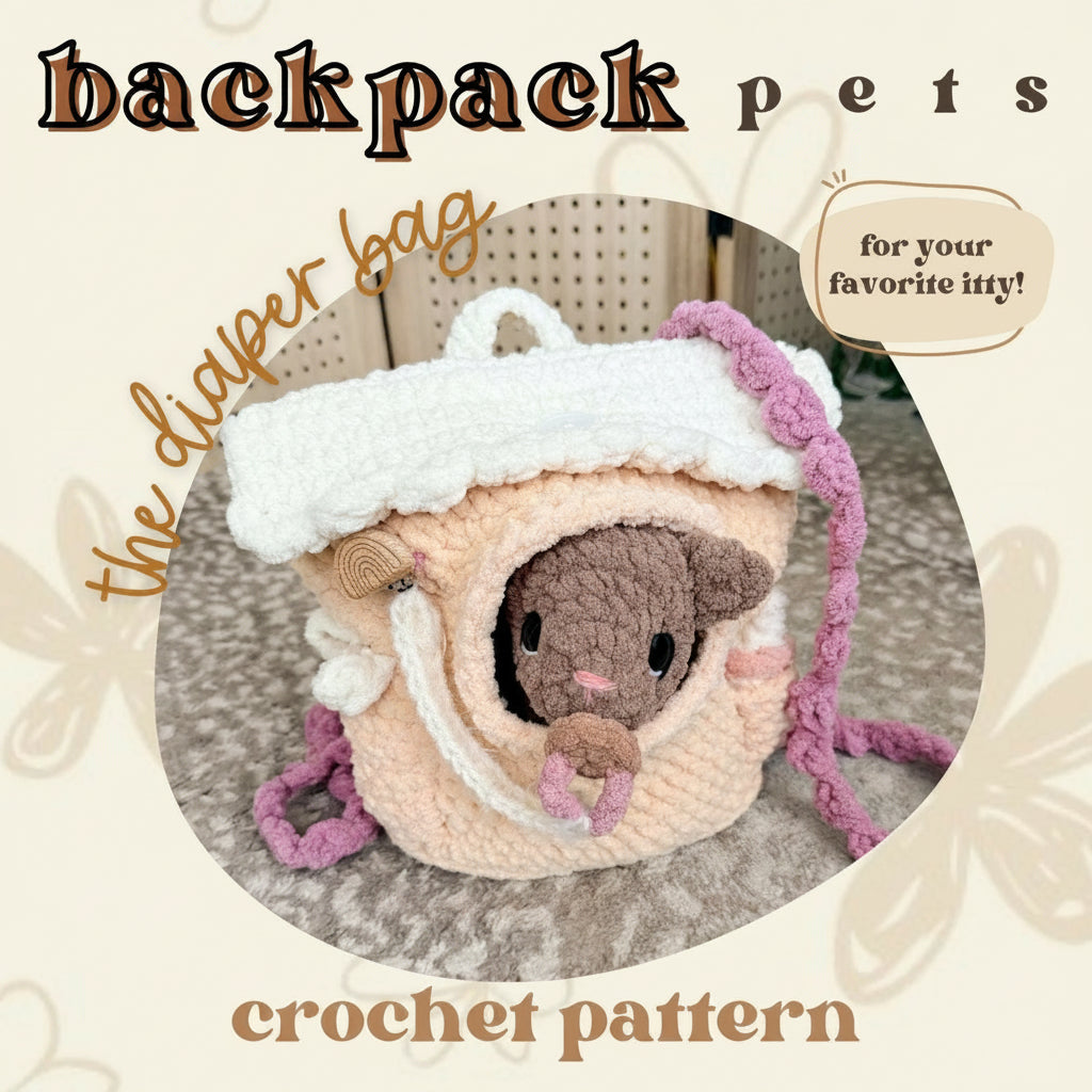 Backpack Pets Crochet Pattern