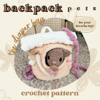 Backpack Pets Crochet Pattern