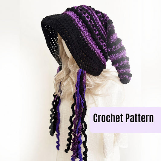 Pixie Hat Hoodie Crochet Pattern