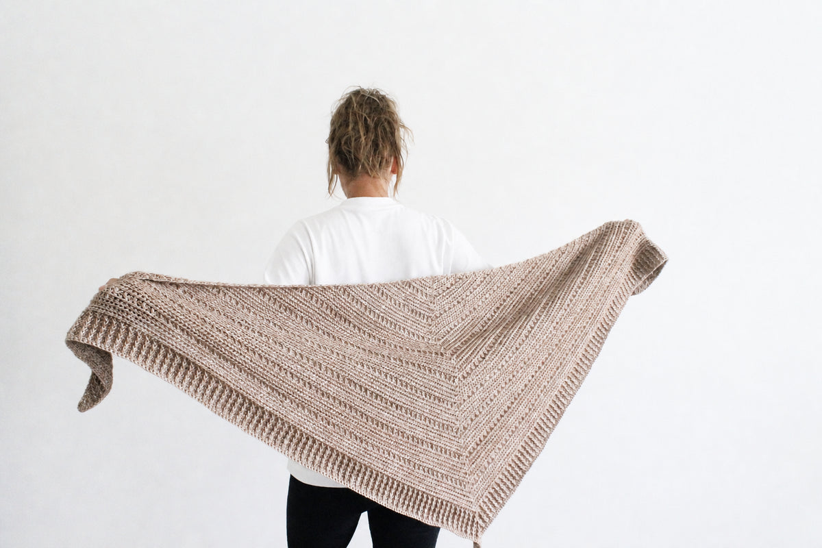 Branch Out Triangle Shawl Crochet Pattern