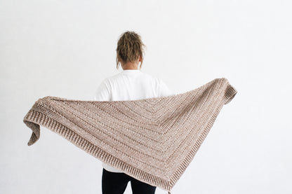 Branch Out Triangle Shawl Crochet Pattern