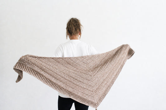 Branch Out Triangle Shawl Crochet Pattern