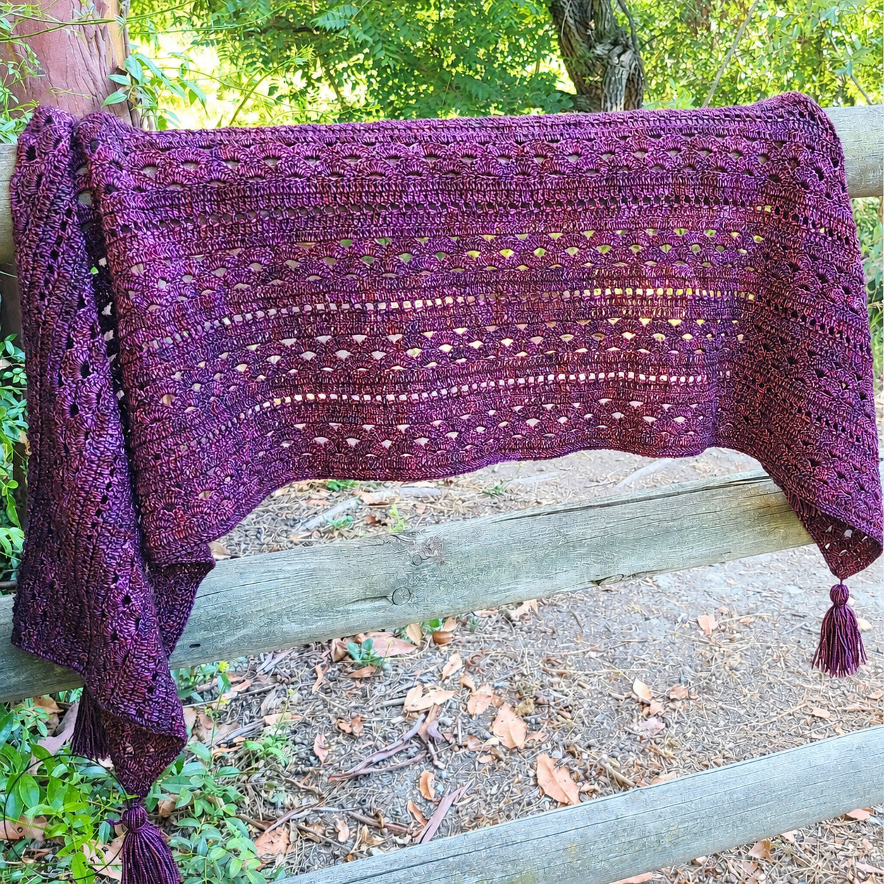 Lacy Wrap Shawl Crochet Pattern