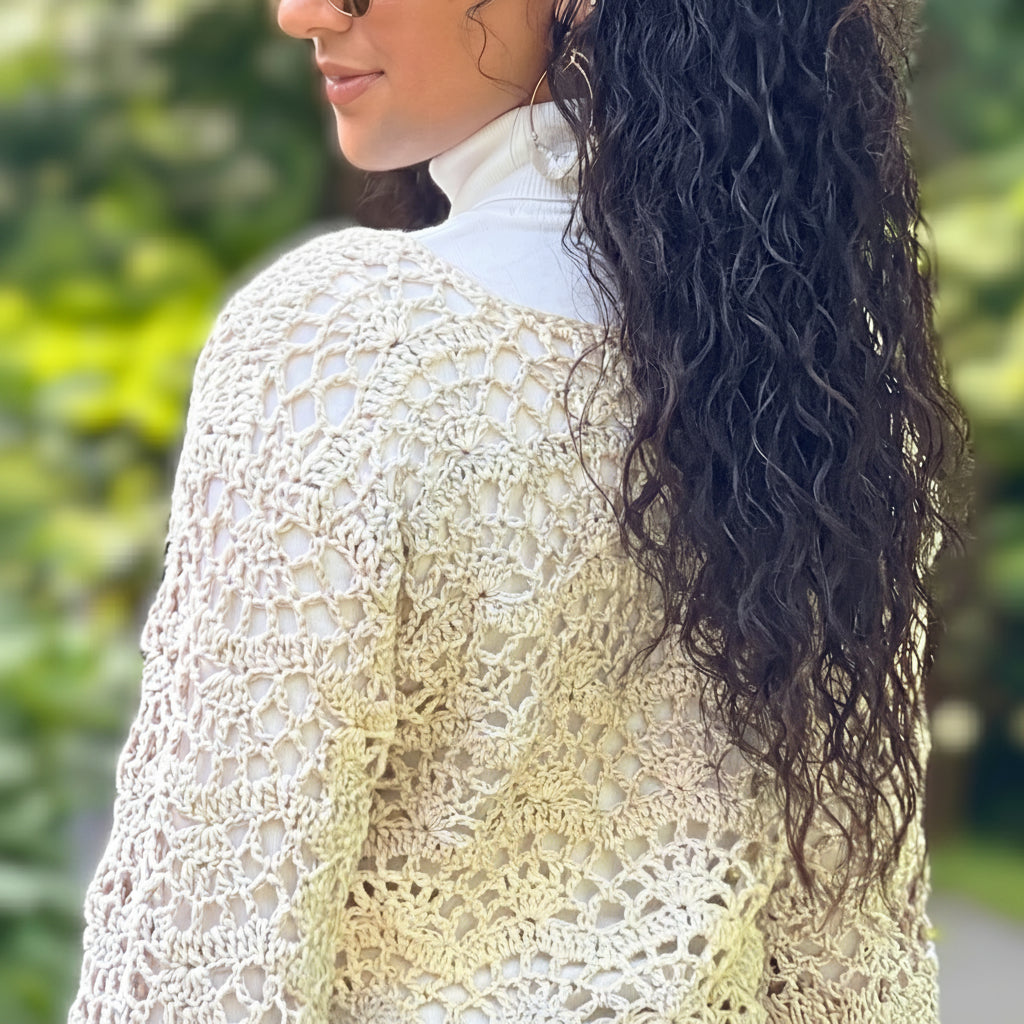 Lacy Summer Sweater Crochet Pattern
