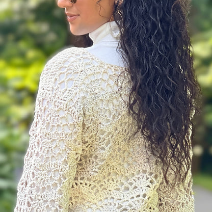 Lacy Summer Sweater Crochet Pattern