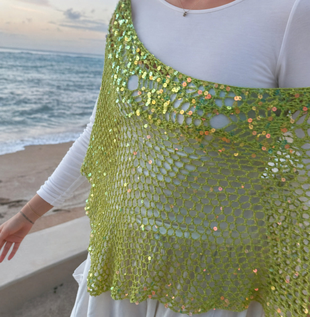 Pop Poncho Crochet Pattern