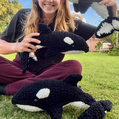 Orca Whale Amigurumi Crochet Pattern