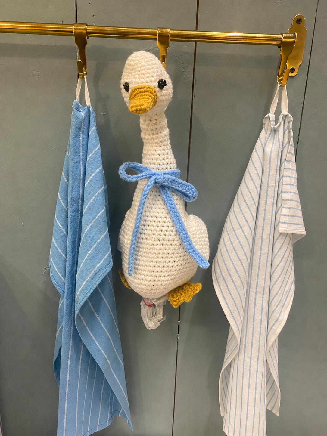Grocery Bag Goose Crochet Pattern