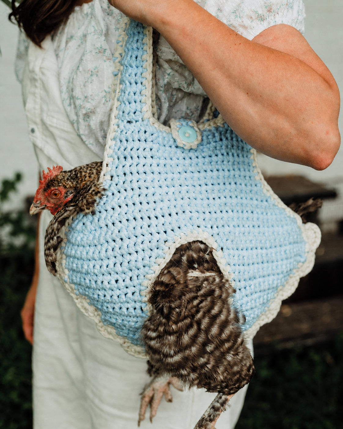Chicken Carrier Bag Crochet Pattern