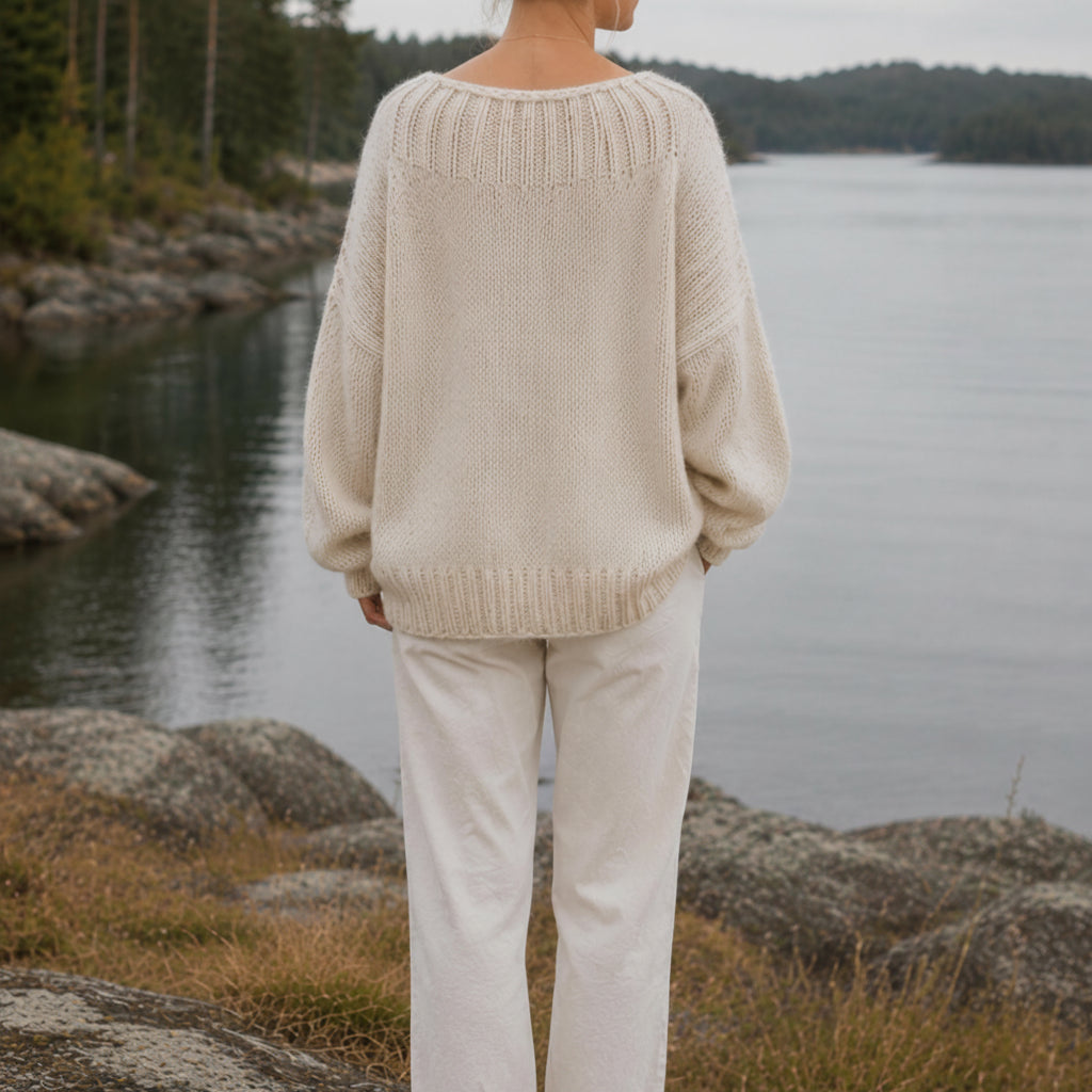 Cloud Halo Sweater Knitting Pattern