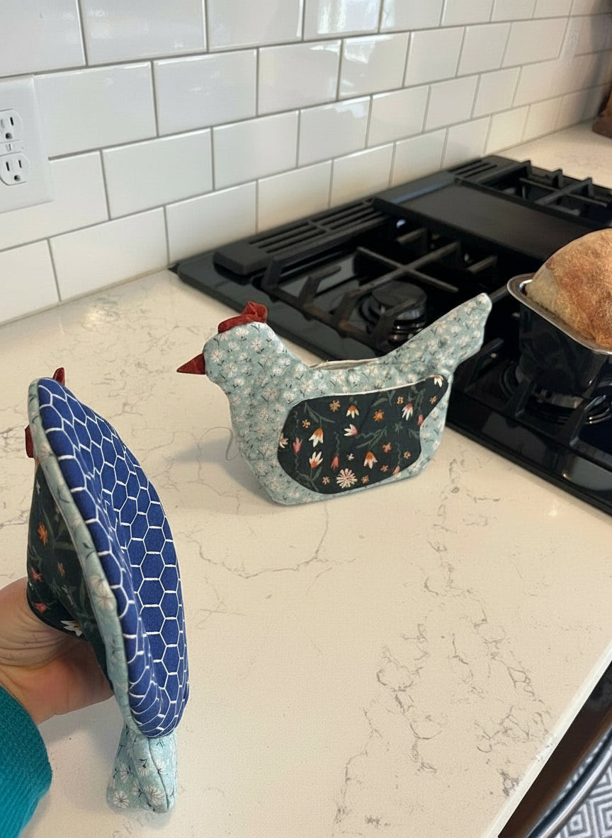 Henrietta Chicken Oven Mitt Sewing Pattern