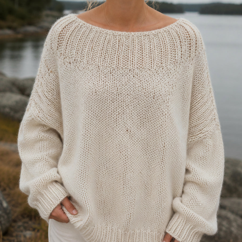 Cloud Halo Sweater Knitting Pattern