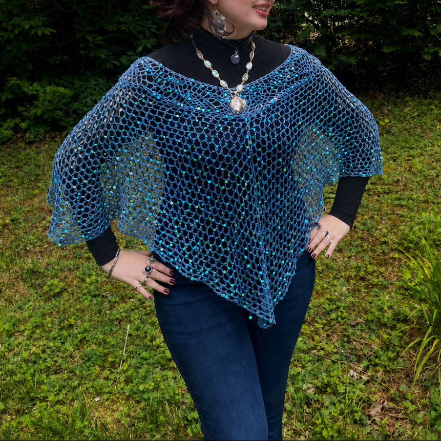 Pop Poncho Crochet Pattern