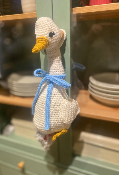 Grocery Bag Goose Crochet Pattern