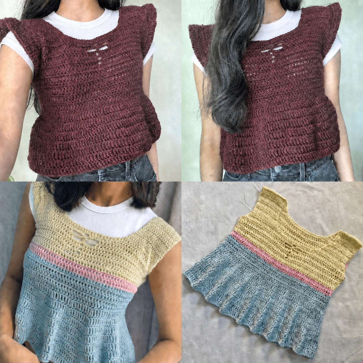Dragonfly Babydoll Shirt Crochet Pattern