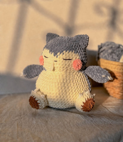 Sleepy Monster Amigurumi Crochet Pattern