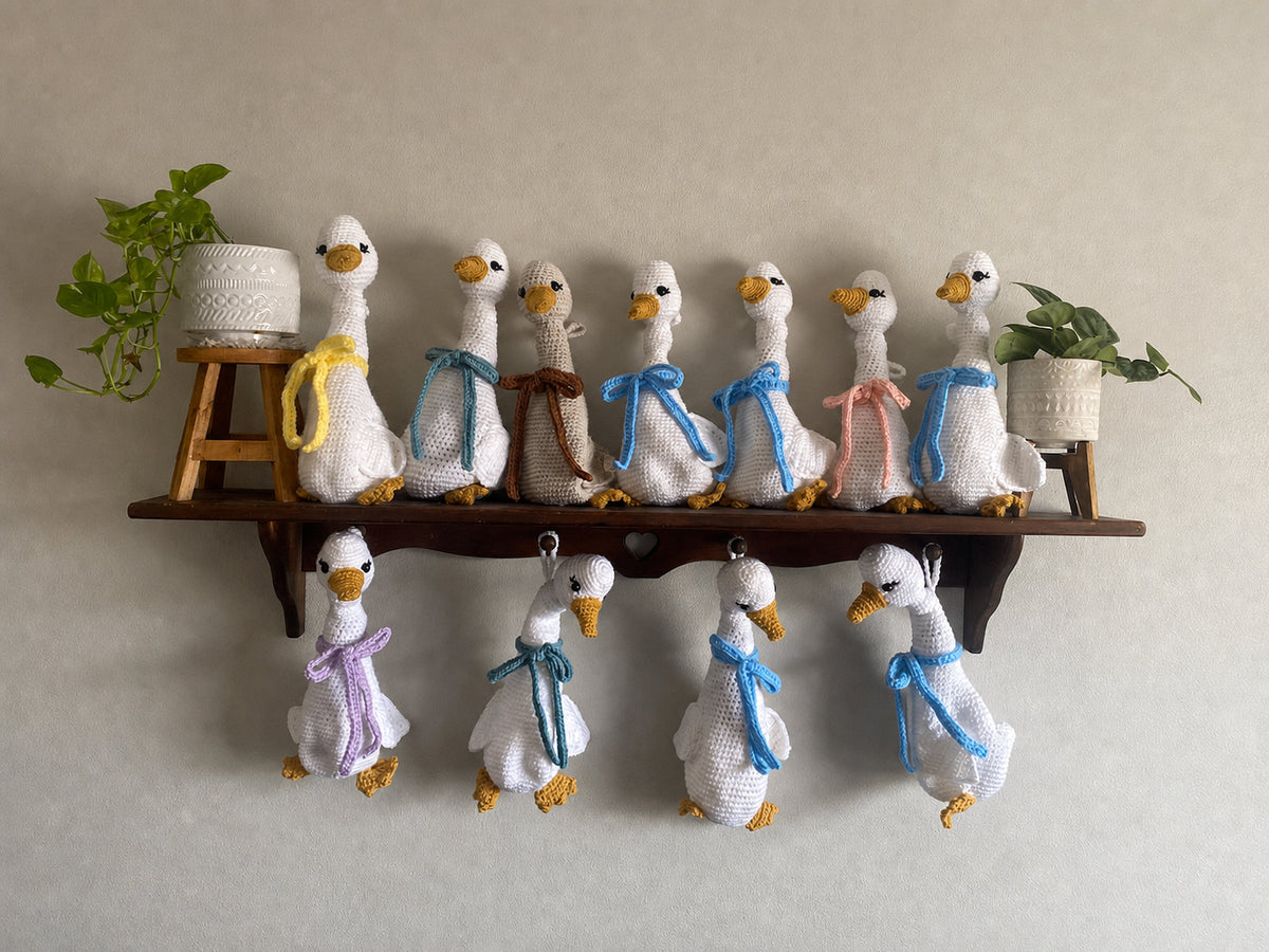 Grocery Bag Goose Crochet Pattern
