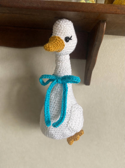 Grocery Bag Goose Crochet Pattern