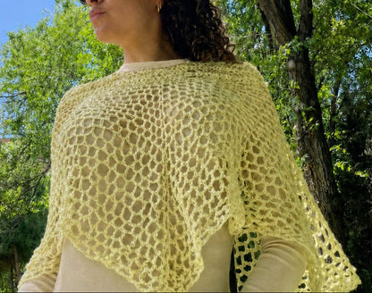 Pop Poncho Crochet Pattern
