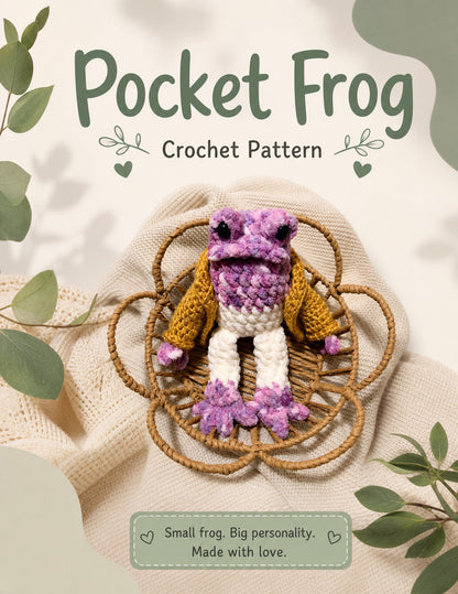 Best Friends Frog and Toad Crochet Pattern