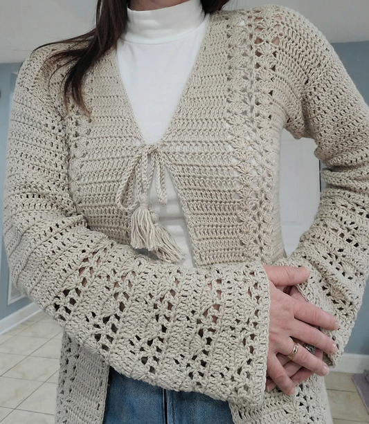 Aloya Cardigan Crochet Pattern