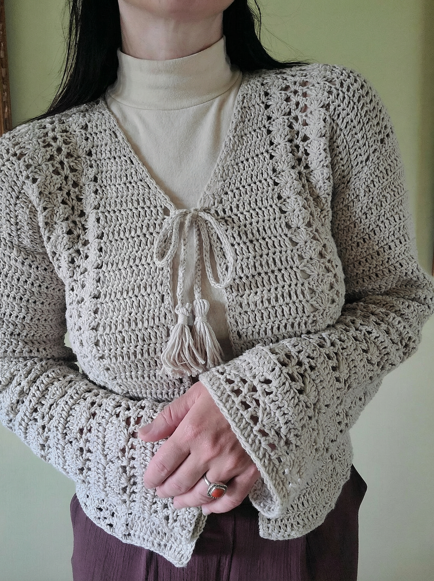 Aloya Cardigan Crochet Pattern