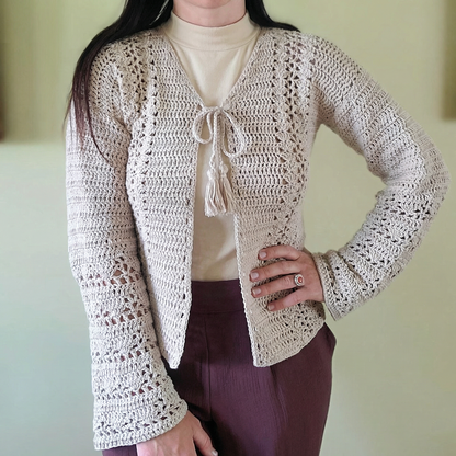 Aloya Cardigan Crochet Pattern