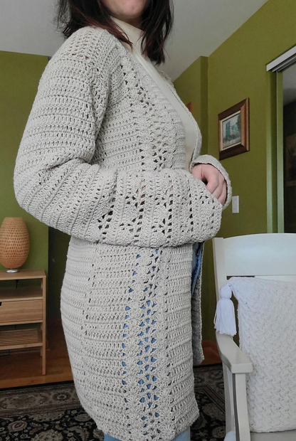 Aloya Cardigan Crochet Pattern