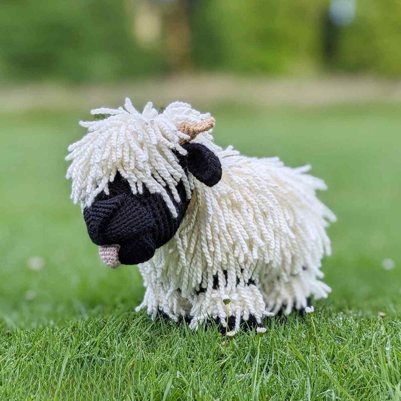 Fun Valais Sheep Crochet Pattern