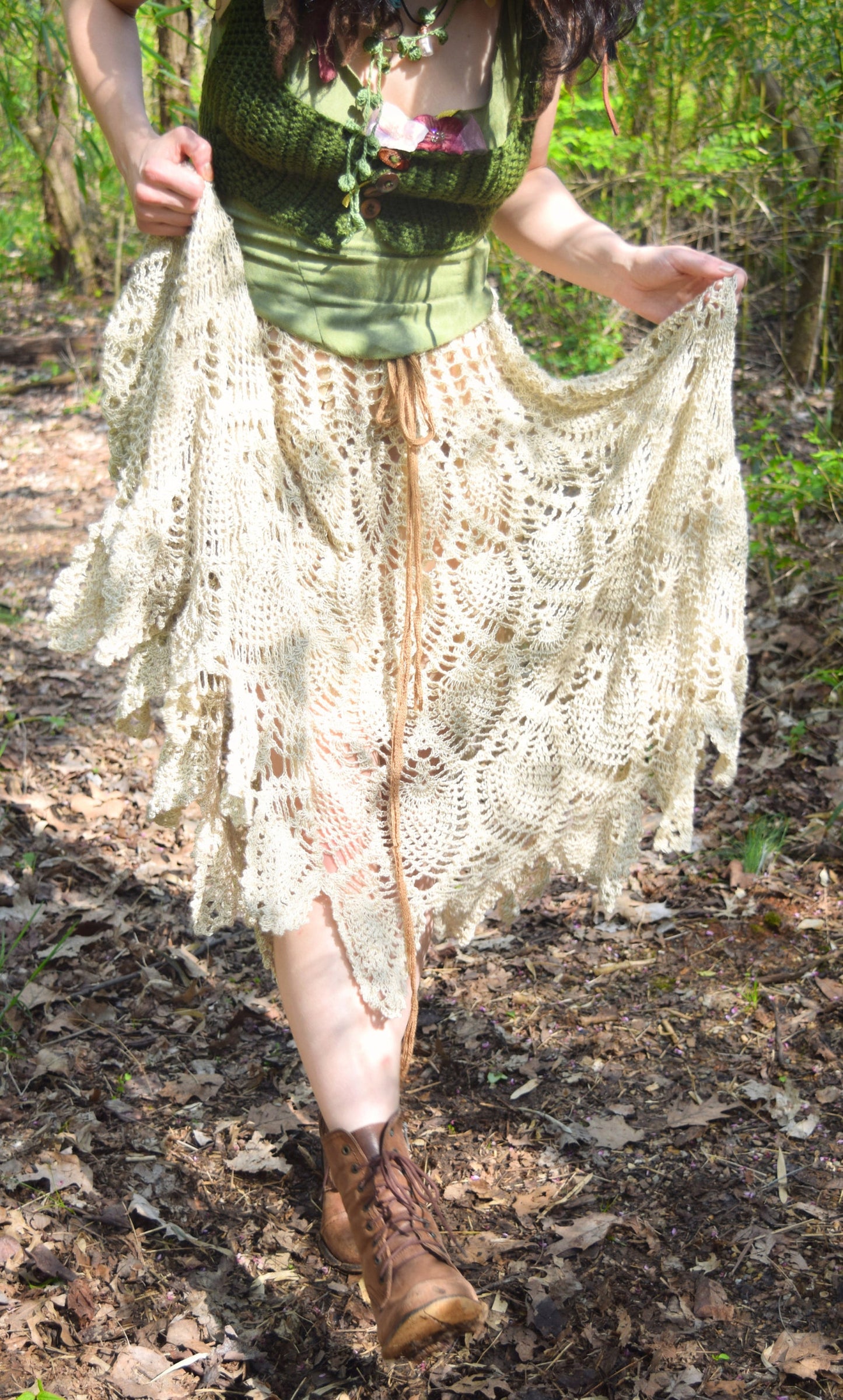 Convertible Pineapple Shawl Crochet Pattern