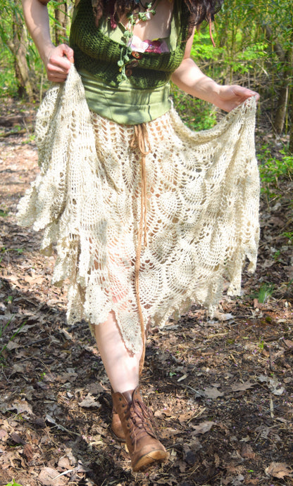 Convertible Pineapple Shawl Crochet Pattern