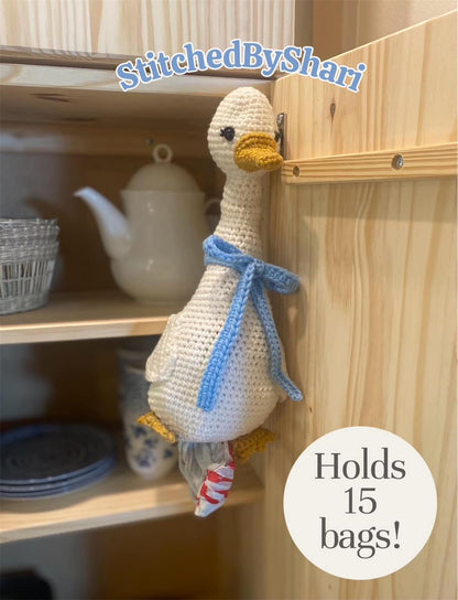 Grocery Bag Goose Crochet Pattern