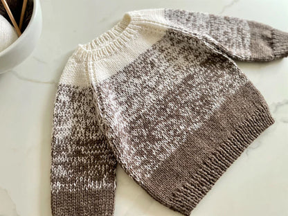Sweater for Babies and Toddlers Knitting Pattern