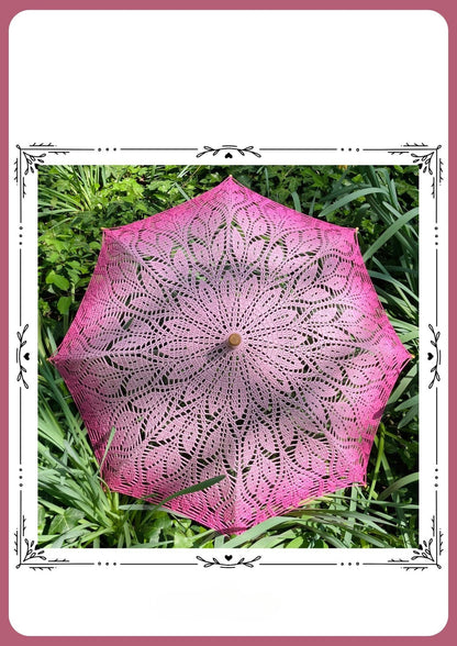 Cherry Blossom Crochet Parasol Pattern