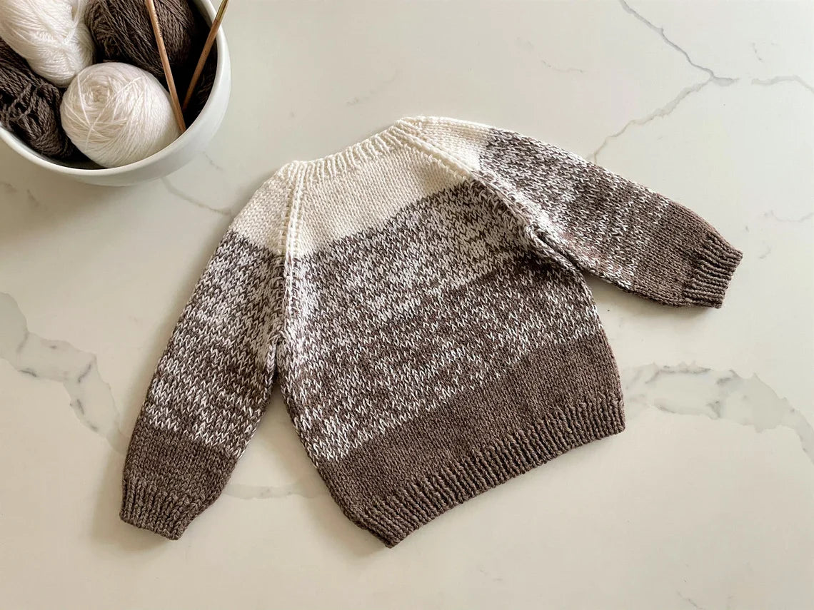 Sweater for Babies and Toddlers Knitting Pattern