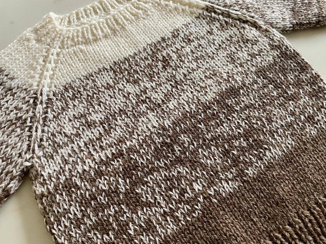 Sweater for Babies and Toddlers Knitting Pattern