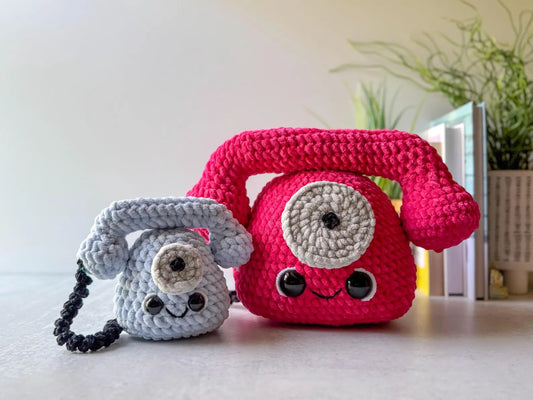 Big and Mini Rotary Phone Crochet Patterns