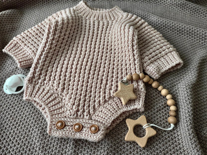Baby Sleeved Overalls Crochet Pattern