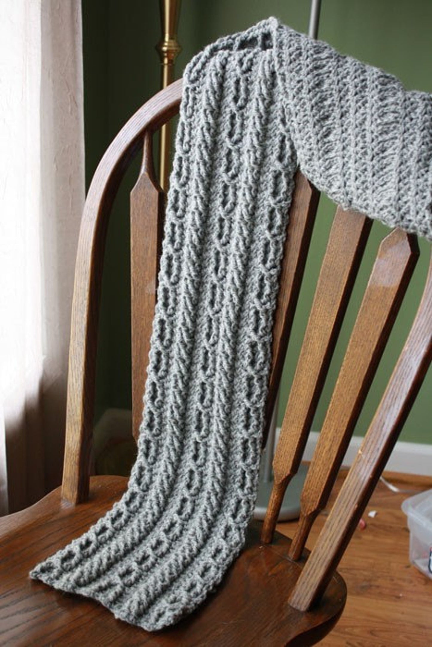 Mountain Range Scarves Crochet Pattern