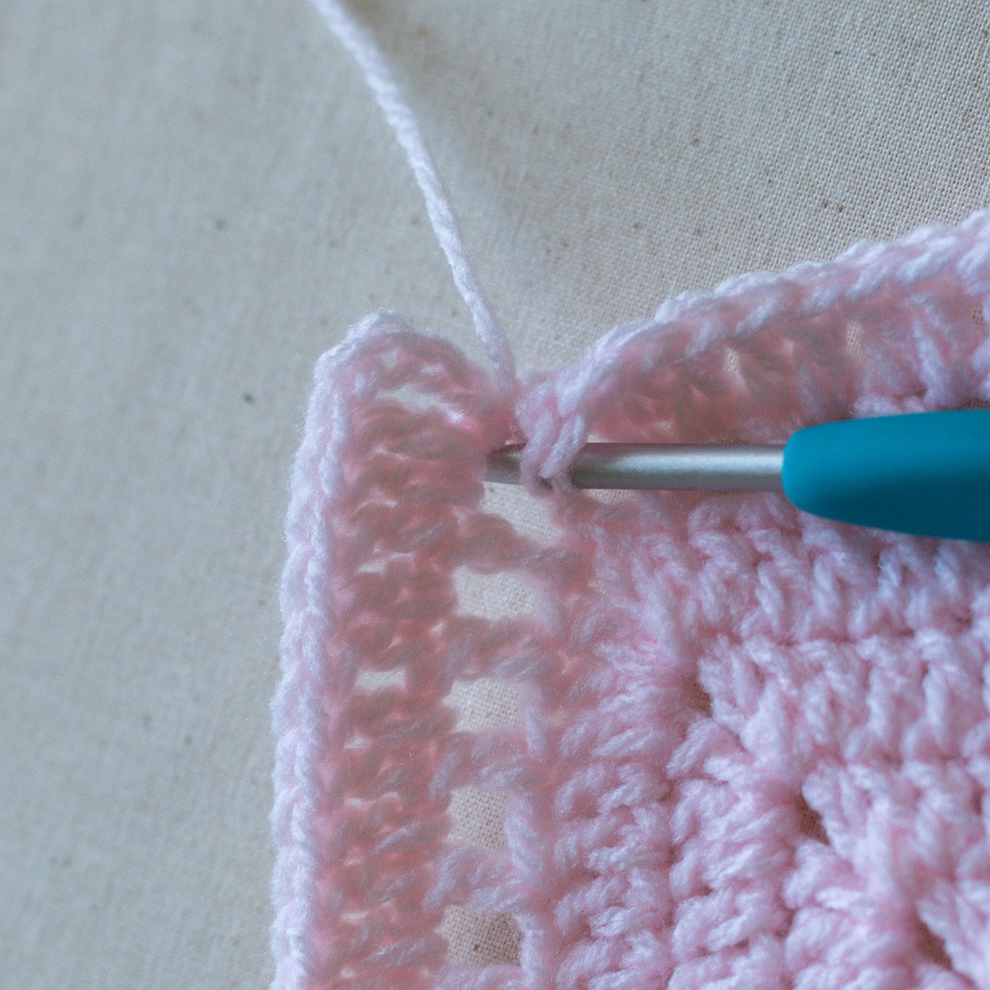 Midwife in a Square Baby Blanket Crochet Pattern