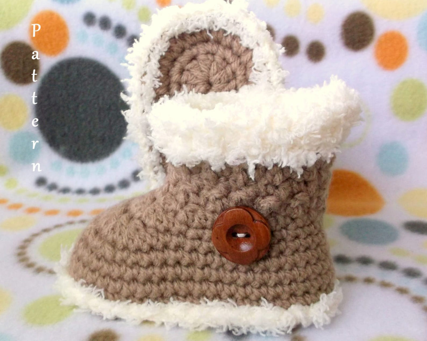 Crochet Pattern Pack Baby Sweater Bootie & Hat