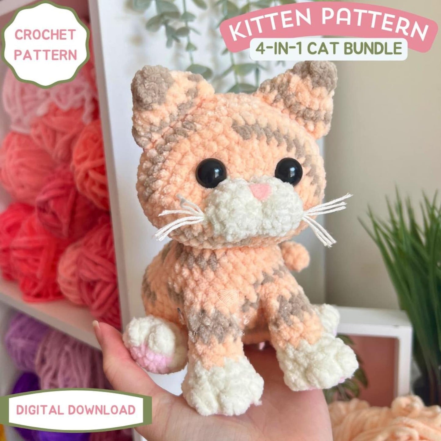 Kitten Bundle Crochet Pattern