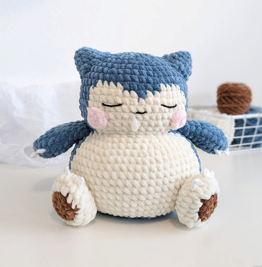 Sleepy Monster Amigurumi Crochet Pattern