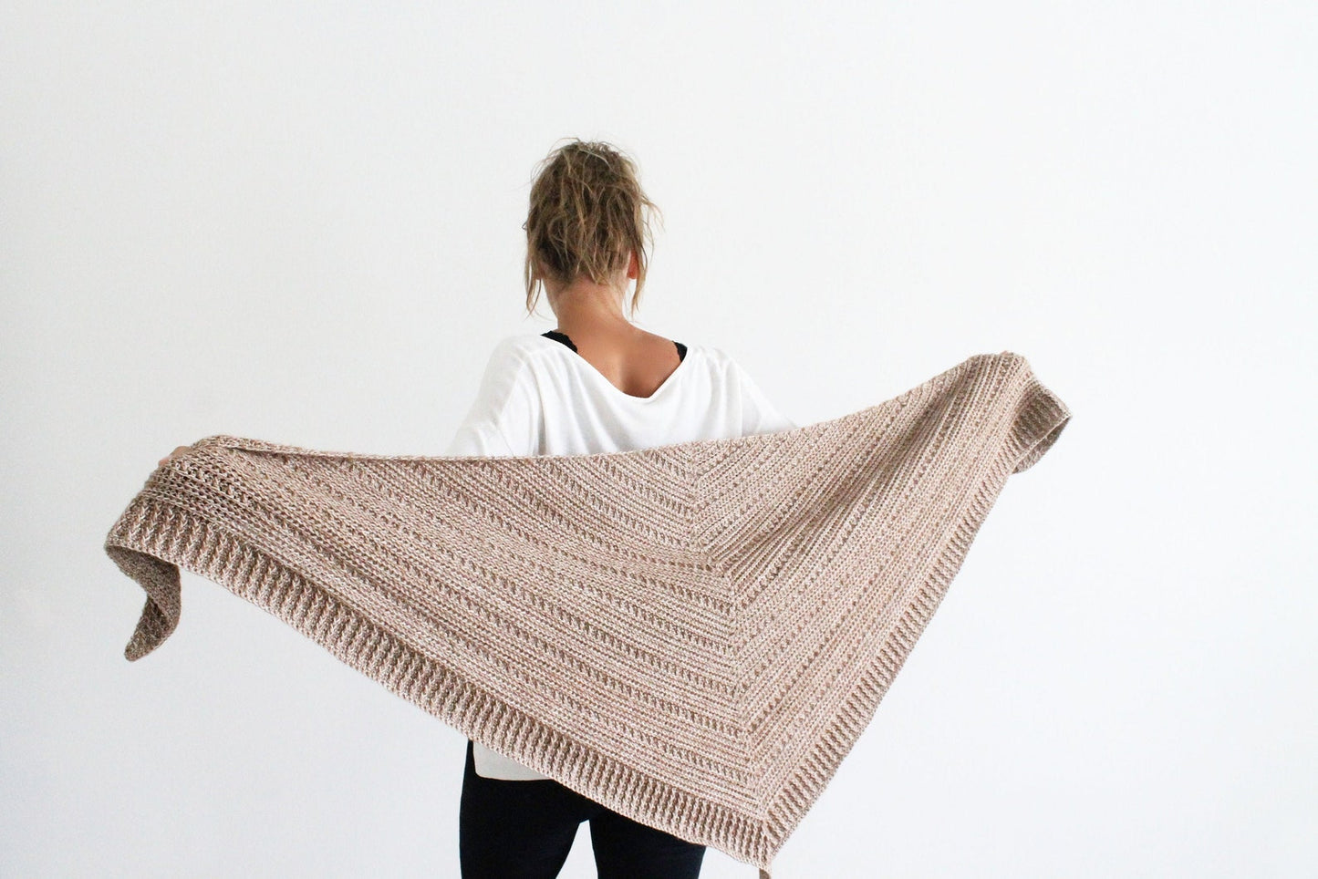 Branch Out Triangle Shawl Crochet Pattern
