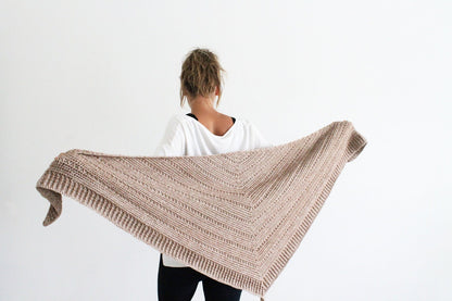 Branch Out Triangle Shawl Crochet Pattern