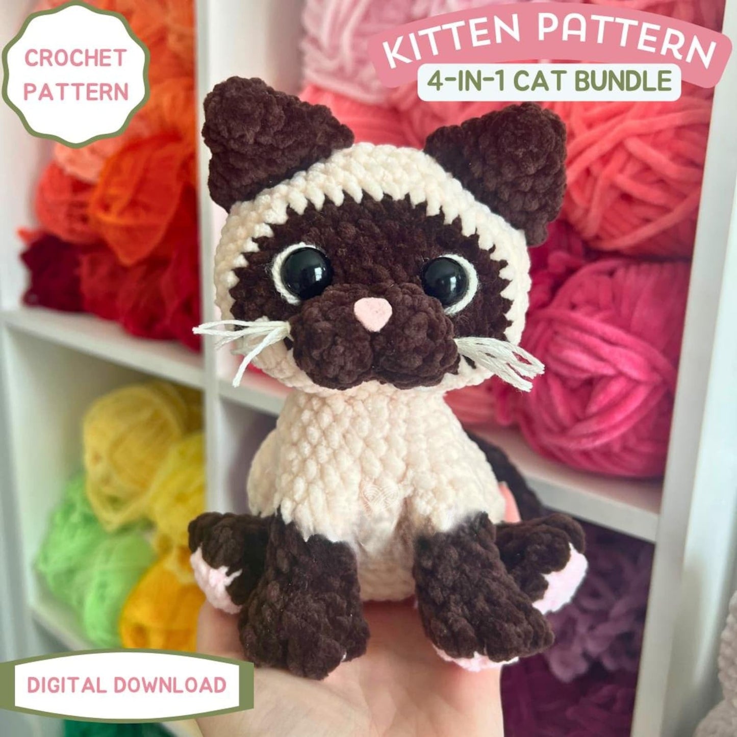 Kitten Bundle Crochet Pattern