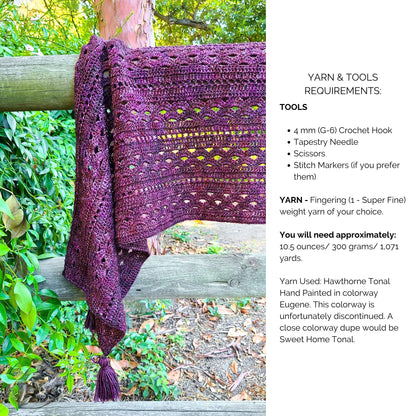 Lacy Wrap For Any Outfit Crochet Pattern