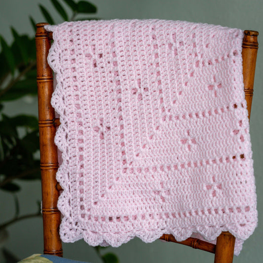 Midwife in a Square Baby Blanket Crochet Pattern